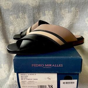 Pedro Miralles flat leather sandals